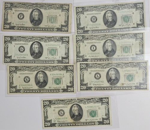 1950 twenty dollar federal - twenty,