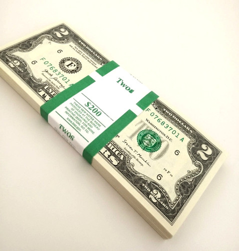 100 bills never circulated - bills,