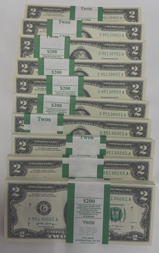 2017a two dollar bill pack - 2017a,