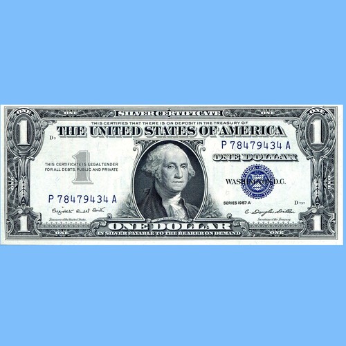 1957 one dollar silver - 1957,