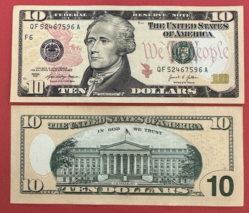 Usa banknotes note - note, $10