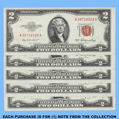 Two dollar red seal - dollar,