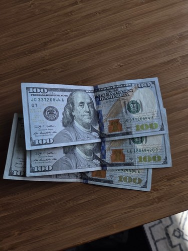 100 dollar bill min - $100,