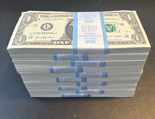 100 uncirculated bills - $1, –