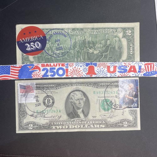 1976 two dollar bill - $2,