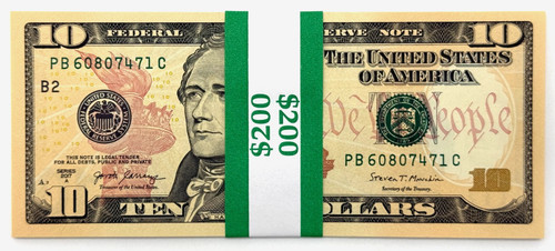New uncirculated ten - new,